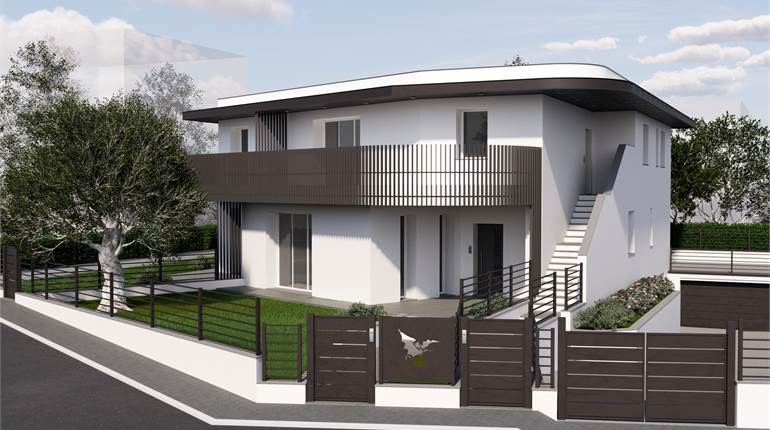 Nuova costruzione duplex in trifamiliare 