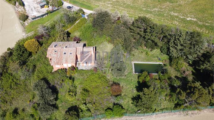 villa singola con parco e piscina