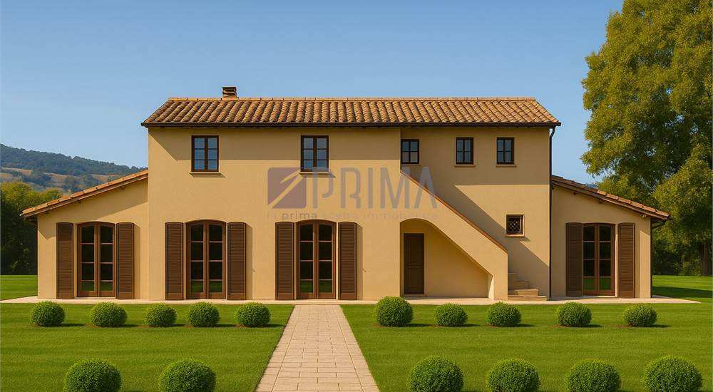 Render Facciata Anteriore realizzata con AI