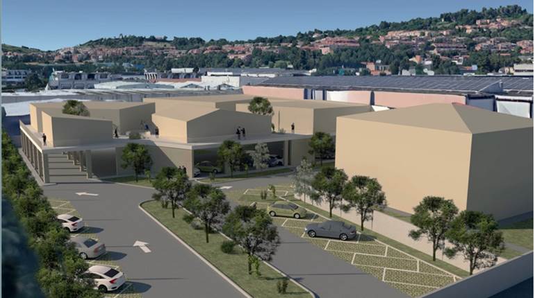 Capannone Ancona con ampia corte