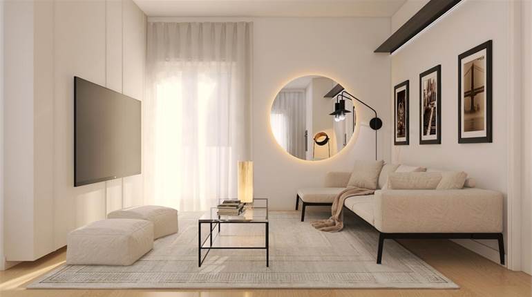 Appartamento con spazi esterni